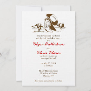 Western Wedding Invitation