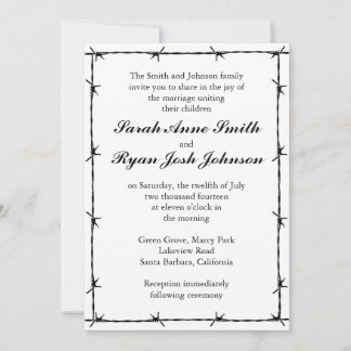 Western Wedding Invitation