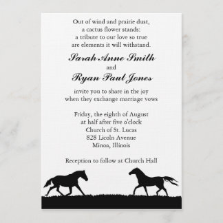Western Wedding Invitation