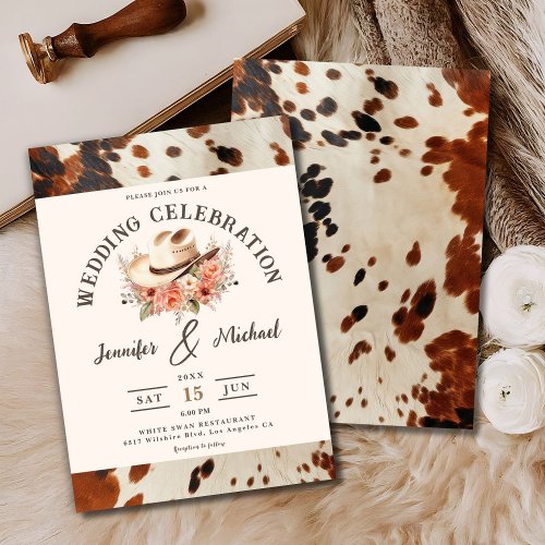 Western Wedding Invitation 