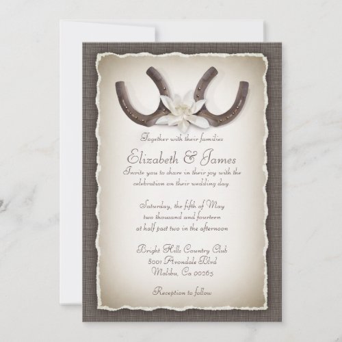 Western Wedding Invitations