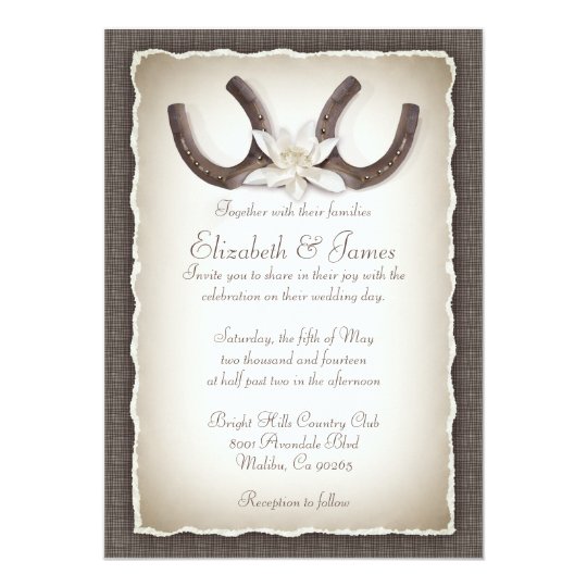 western wedding invitations Wedding invitations western vintage ...