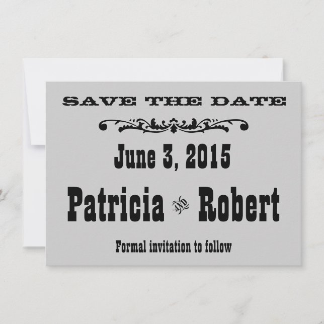 Western Wedding | Save the Date (Front)