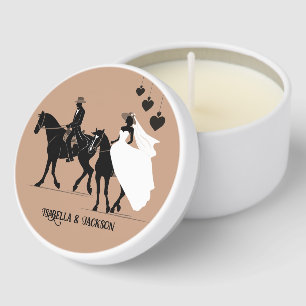 Western Wedding Soy Wax Candle Favor Mini Candle Favors