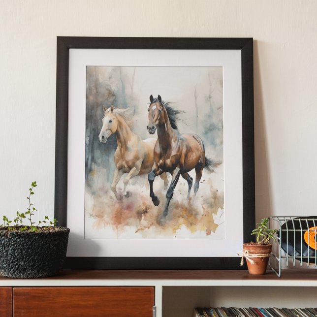 Western Wild Horse Metal Wall Art (Creator Uploaded)