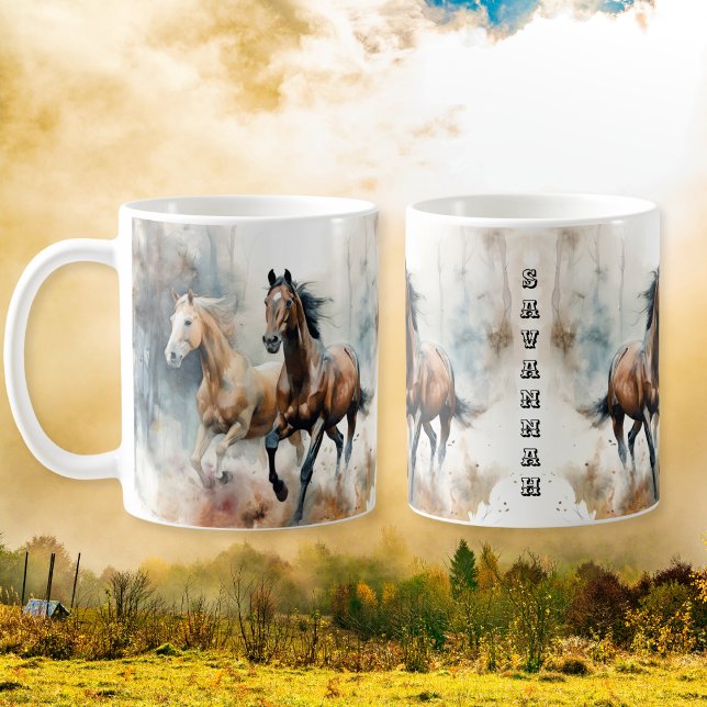  Western Wild Horse Mug (Creator Uploaded)