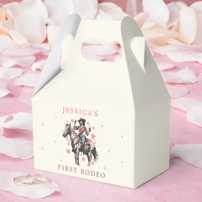 Western Wild West Country Cowgirl Birthday Favor Boxes (Wedding)