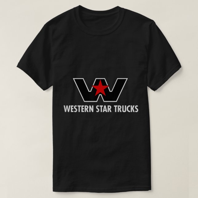 Westerns Star Trucks T-Shirt (Design Front)