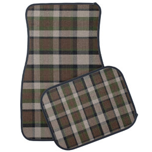 Westfalia T2 classic fabric check pattern Car Floor Mat