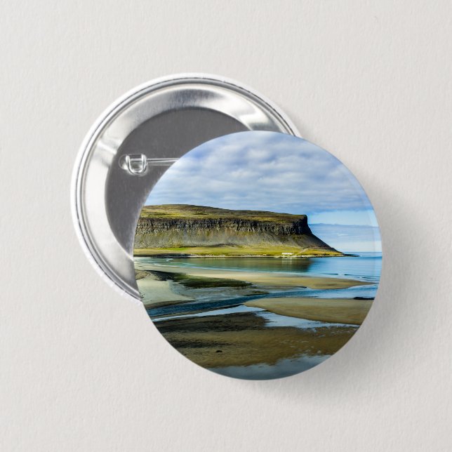 Westfjords, Iceland Button (Front & Back)