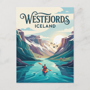 Westfjords Iceland Postcard