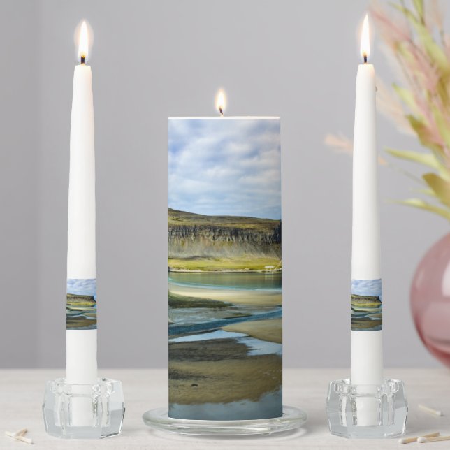 Westfjords, Iceland Unity Candle Set (In Situ)