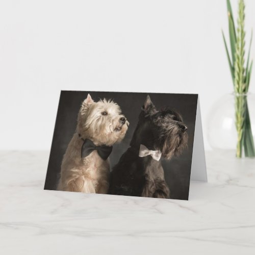 Westie and Scottie Card