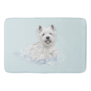 Westie Bath Time Mat