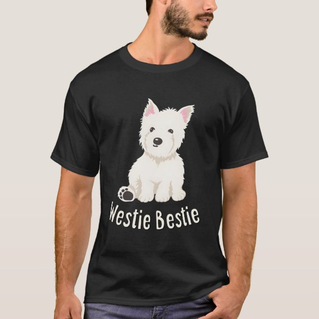 Westie Bestie West Highland White Terrier T-Shirt (Front)