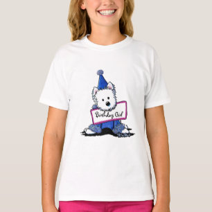 Westie Birthday Message T-Shirt