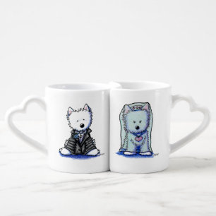 Westie Bride & Groom Sweetheart Mugs