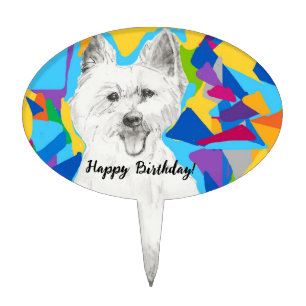 Westie Cake Pick