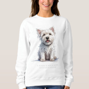 Westie Cheeky Cute Personalised Sweatshirt