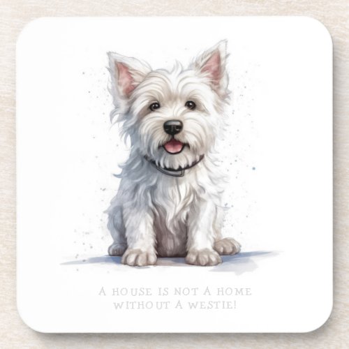 Westie Cheeky Cute Westie Lovers Coasters