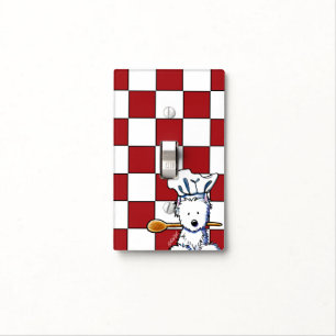 Westie Chef Kitchen Light Switch Plate