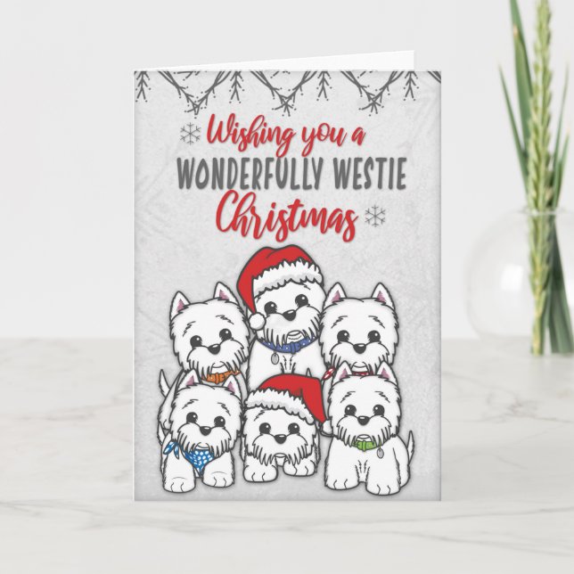 Westie Christmas Card (Front)