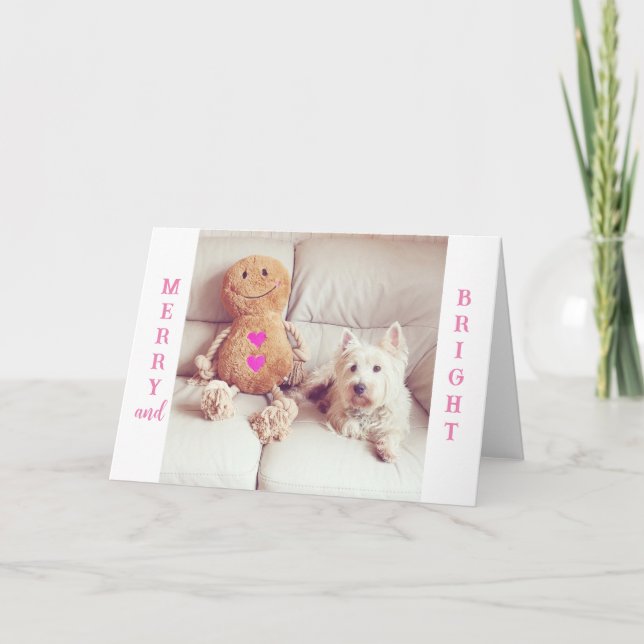 Westie Christmas Card West Highland Terrier (Front)