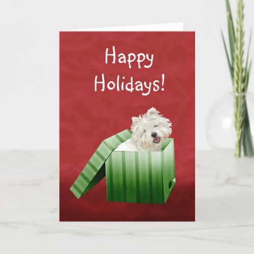 Westie Christmas Holiday Card