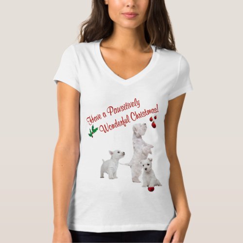 Westie Christmas Nightshirt _ New Design This Year T_Shirt