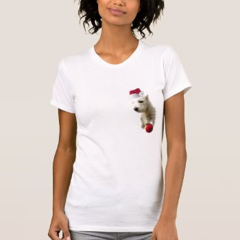 Westie Christmas Nightshirt T-shirt by 4westies at Zazzle