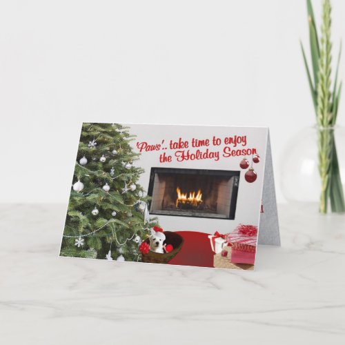 Westie Christmas Wishes Greeting Card