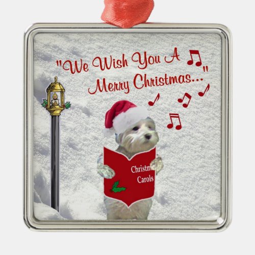 Westie Christmas Wishes Ornament