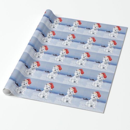 Westie Christmas Wrapping Paper