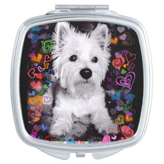 Westie compact mirror for a Westie lover