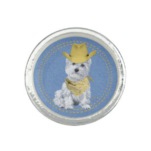 Westie Cowboy Ring