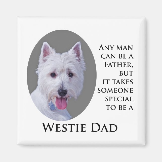 Westie Dad Magnet (Front)
