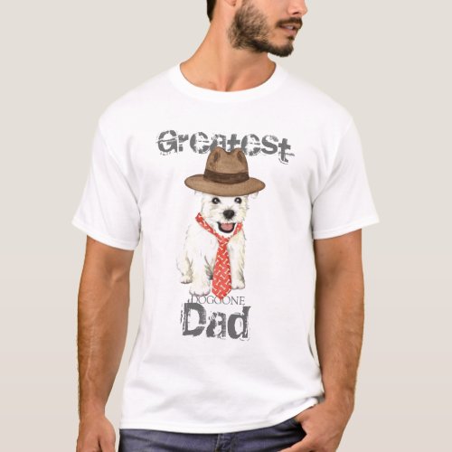 Westie Dad T_Shirt