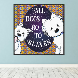 Westie Dog Lover Canvas Print