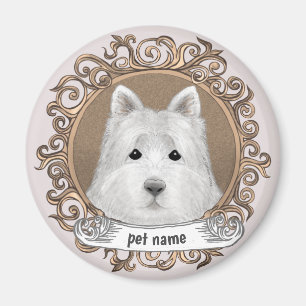 Westie Dog Magnet