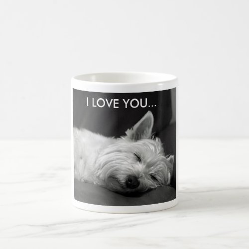 Westie Dog Mug _ I LOVE YOU