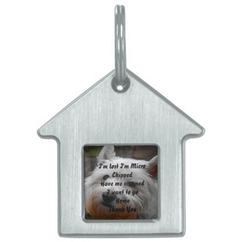 Westie Dog Pet ID Tag