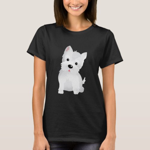 Westie dog T_Shirt