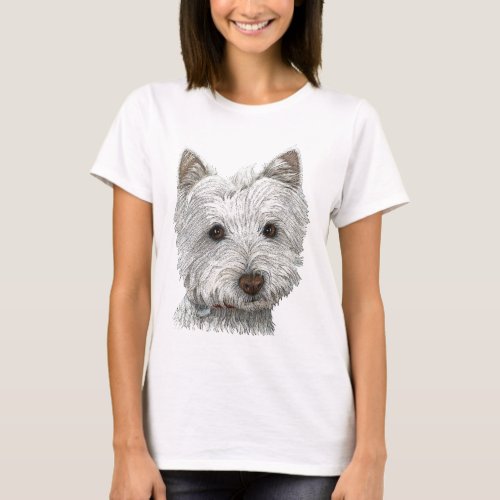 Westie dog T_Shirt