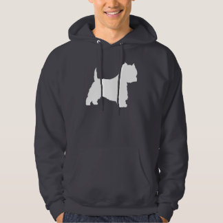 Westie Dog (white) Hoodie