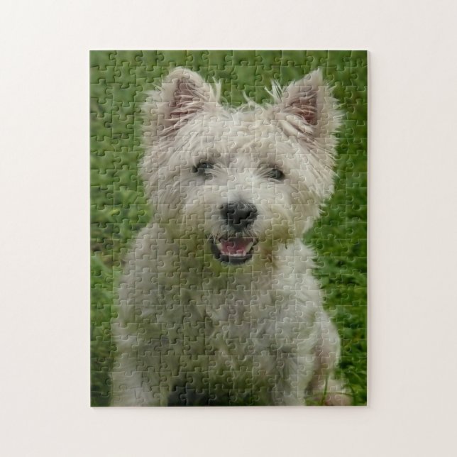 Westie Dogs Jigsaws. Jigsaw Puzzle (Vertical)