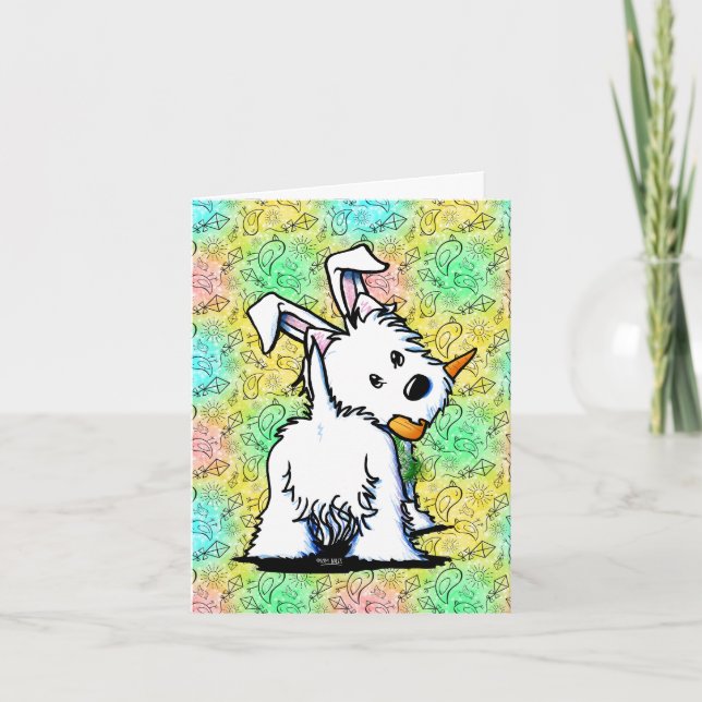 Westie Easter Card (Front)