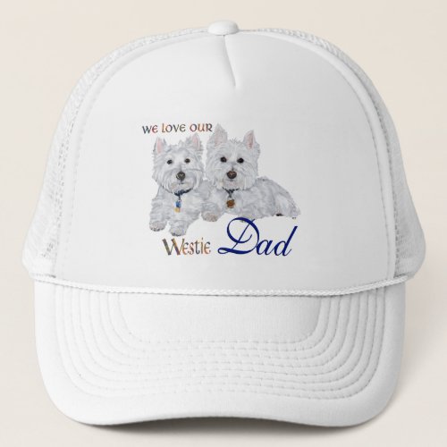 Westie Fathers Day Trucker Hat