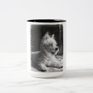 Westie Fine Art Coffee Cup Mug by chstudios.net