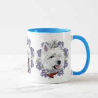 Westie Forget Me Not