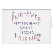 Westie Furever Friend (Front Horizontal)